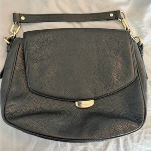 Kate Spade Black Pebbled Leather Shoulder Bag